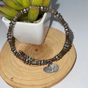 Alex and Ani Vintage Sixty Six Bamboo Wrap Bracelet Energy Technology